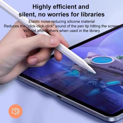 NC001 Extended Silent Non-Slip Silicone Stylus Pen Tip Cover, For Apple Pencil Series