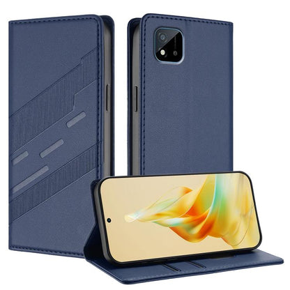 Embossed Multi-functional Wallet Retro Leather Phone Case, For Realme V11 5G, For Realme GT 5G, For Realme C20
