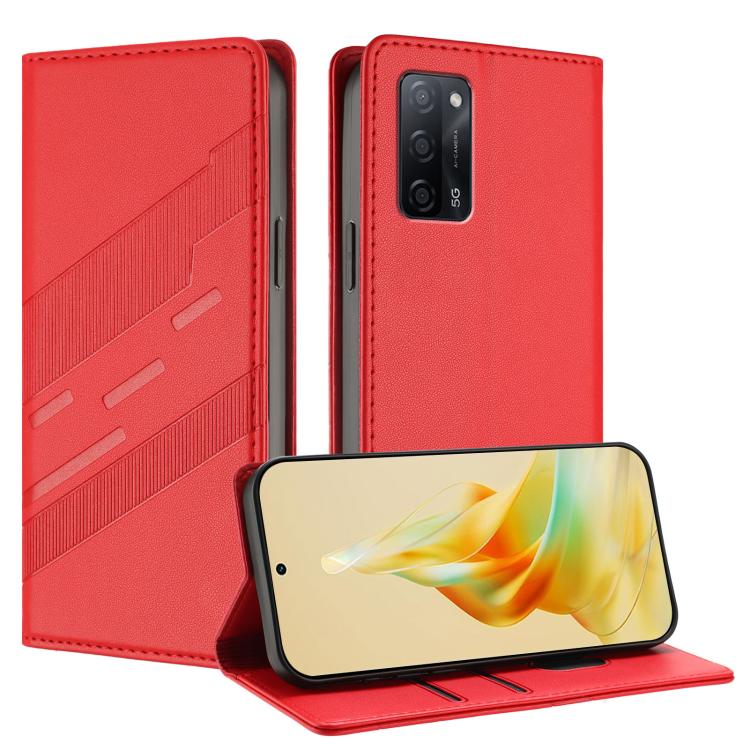 Embossed Multi-functional Wallet Retro Leather Phone Case, For Realme V11 5G, For Realme GT 5G, For Realme C20