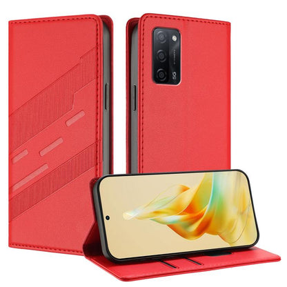 Embossed Multi-functional Wallet Retro Leather Phone Case, For Realme V11 5G, For Realme GT 5G, For Realme C20