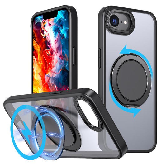 360-degree Rotating MagSafe Magnetic Holder Phone Case, For iPhone 16e, For iPhone 16 Pro Max, For iPhone 16 Pro, For iPhone 16 Plus, For iPhone 16