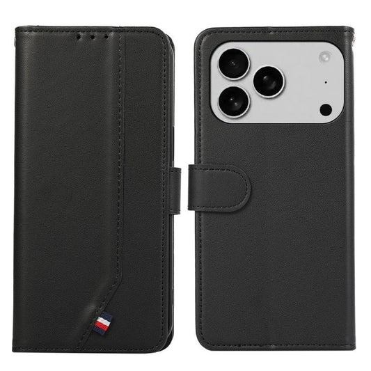ABEEL Delicate Texture Splicing RFID Leather Phone Case, For iPhone 17 Pro Max, For iPhone 17 Pro, For iPhone 17, For iPhone 17 Air, For iPhone 15 Pro Max, For iPhone 15 Pro, For iPhone 15 Plus, For iPhone 15