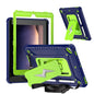 Armor Bolt Shape Holder Silicone Hybrid PC Tablet Case, For iPad 2025 / 2022, For iPad 10.2 2021 / 2020 / 2019, For iPad 9.7 2018 / Air / Air 2