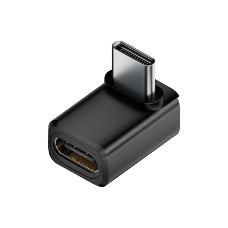 240W 80Gbps USB4 2.0 Type-C Full Function Adapter, Side Bend, 3D Bend, Female to Female, Straight Head, Mid Bend