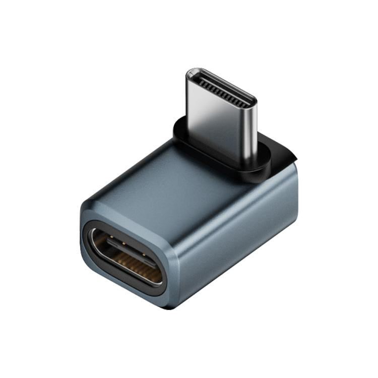 240W 80Gbps USB4 2.0 Type-C Full Function Adapter, Side Bend, 3D Bend, Female to Female, Straight Head, Mid Bend