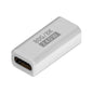240W 80Gbps USB4 2.0 Type-C Full Function Adapter, Side Bend, 3D Bend, Female to Female, Straight Head, Mid Bend