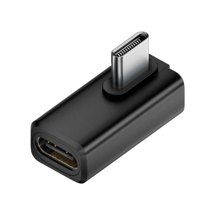 240W 80Gbps USB4 2.0 Type-C Full Function Adapter, Side Bend, 3D Bend, Female to Female, Straight Head, Mid Bend