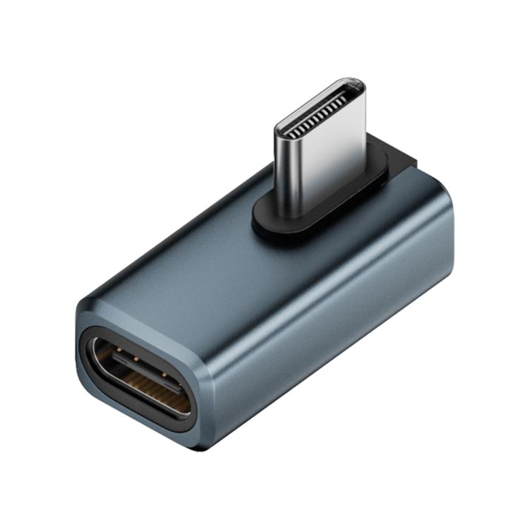 240W 80Gbps USB4 2.0 Type-C Full Function Adapter, Side Bend, 3D Bend, Female to Female, Straight Head, Mid Bend