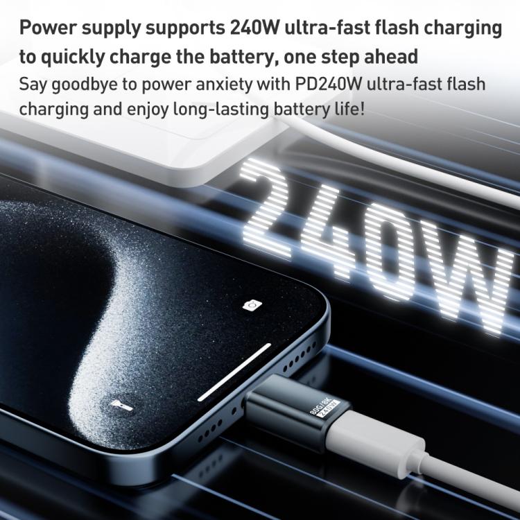 240W 80Gbps USB4 2.0 Type-C Full Function Adapter, Side Bend, 3D Bend, Female to Female, Straight Head, Mid Bend