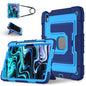 Big Holder Silicone Hydric PC Tablet Case with Shoulder Strap, For iPad 2025 / 2022, For iPad Air 11 2025 / 2024, For iPad mini 6 2021 / mini 2024, For iPad 10.2 1021 / 10.5 2019