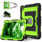 Big Holder Silicone Hydric PC Tablet Case with Shoulder Strap, For iPad 2025 / 2022, For iPad Air 11 2025 / 2024, For iPad mini 6 2021 / mini 2024, For iPad 10.2 1021 / 10.5 2019