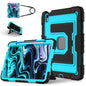 Big Holder Silicone Hydric PC Tablet Case with Shoulder Strap, For iPad 2025 / 2022, For iPad Air 11 2025 / 2024, For iPad mini 6 2021 / mini 2024, For iPad 10.2 1021 / 10.5 2019