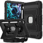 Big Holder Silicone Hydric PC Tablet Case with Shoulder Strap, For iPad 2025 / 2022, For iPad Air 11 2025 / 2024, For iPad mini 6 2021 / mini 2024, For iPad 10.2 1021 / 10.5 2019