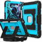 Big Holder Silicone Hydric PC Tablet Case with Shoulder Strap, For iPad 2025 / 2022, For iPad Air 11 2025 / 2024, For iPad mini 6 2021 / mini 2024, For iPad 10.2 1021 / 10.5 2019