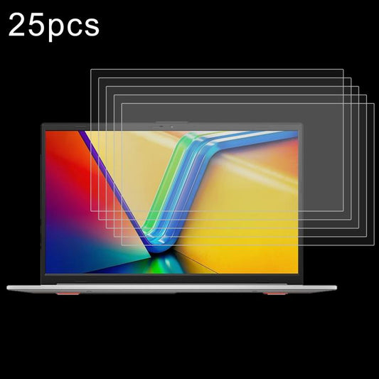 25pcs 9H 0.3mm Explosion-proof Tempered Glass Film, For ASUS Vivobook Go 14 / E1404FA 14, For ASUS Zenbook 14 OLED / UX3405MA 14, For ASUS TUF Gaming A15 FA507NVR 15.6, For ASUS Vivobook 15 M1502YA 15.6, For ASUS Vivobook Go 15 E1504FA 15.6������������...