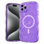 Wave Glitter MagSafe Magnetic TPU Phone Case, For iPhone 16 Pro Max, For iPhone 16 Pro, For iPhone 16 Plus, For iPhone 16, For iPhone 15 Pro Max, For iPhone 15 Pro, For iPhone 15 Plus, For iPhone 15