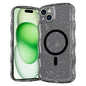Wave Glitter MagSafe Magnetic TPU Phone Case, For iPhone 16 Pro Max, For iPhone 16 Pro, For iPhone 16 Plus, For iPhone 16, For iPhone 15 Pro Max, For iPhone 15 Pro, For iPhone 15 Plus, For iPhone 15