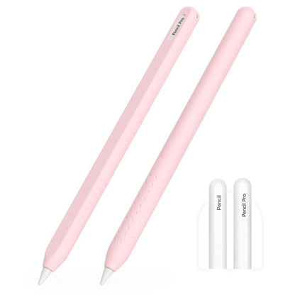 Integrated Anti-roll Silicone Protective Stylus Pen Case, For Apple Pencil 2 / Pro