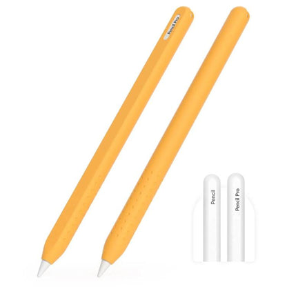 Integrated Anti-roll Silicone Protective Stylus Pen Case, For Apple Pencil 2 / Pro