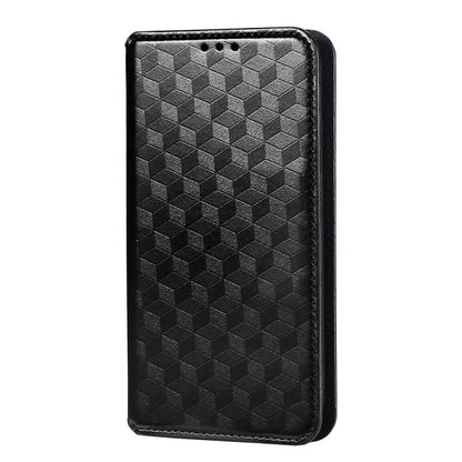 Cubic Grid Texture Flip Leather Phone Case, For OPPO A16K / A16e, For OPPO A55s 5G, For OPPO A93 5G / A74 5G / A54 5G