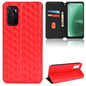Cubic Grid Texture Flip Leather Phone Case, For OPPO A16K / A16e, For OPPO A55s 5G, For OPPO A93 5G / A74 5G / A54 5G