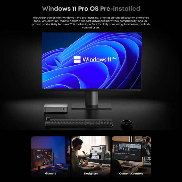 CHUWI AUBox R9-6900HX Windows 11 Mini PC, AMD Ryzen 9 6900HX Processor, R9-6900HX