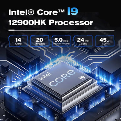 GXMO GH9 Windows 11 Mini PC, Intel Core i9 12900HK Processor, 32GB+1TB