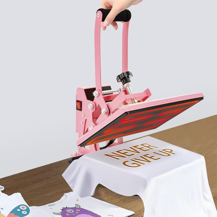 Hand Stamping Machine T-Shirt Clothes Heat Transfer, Size: 23x30cm, EU Plug, POD Machine EU Plug