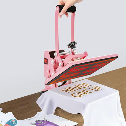 Hand Stamping Machine T-Shirt Clothes Heat Transfer, Size: 23x30cm, EU Plug, POD Machine EU Plug