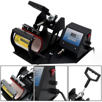Mug DIY Pattern Printing Cup Heat Transfer Machine, EU Plug, POD Machine, UK, POD Machine, US, POD Machine, AU, POD Machine, EU