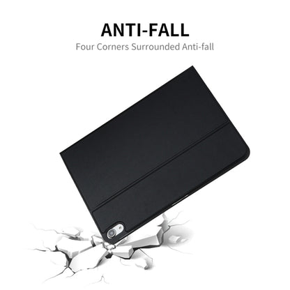For iPad 10th Gen 10.9 2022 ENKAY PC Back Cover Smart Leather Tablet Case with Pen Slot & Holder