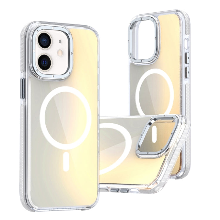 Dual-Color Gradient Discolor MagSafe Phone Case, For iPhone 11
