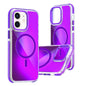 Dual-Color Gradient Discolor MagSafe Phone Case, For iPhone 11
