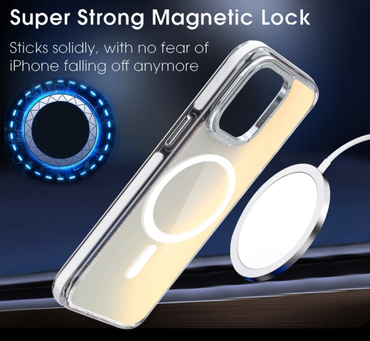 Dual-Color Gradient Discolor MagSafe Phone Case, For iPhone 11