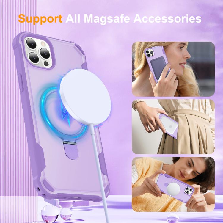 Yingcai Gears MagSafe Holder Shockproof Phone Case, For iPhone 12 Pro, For iPhone 11