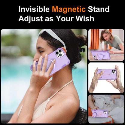 Yingcai Gears MagSafe Holder Shockproof Phone Case, For iPhone 12 Pro, For iPhone 11
