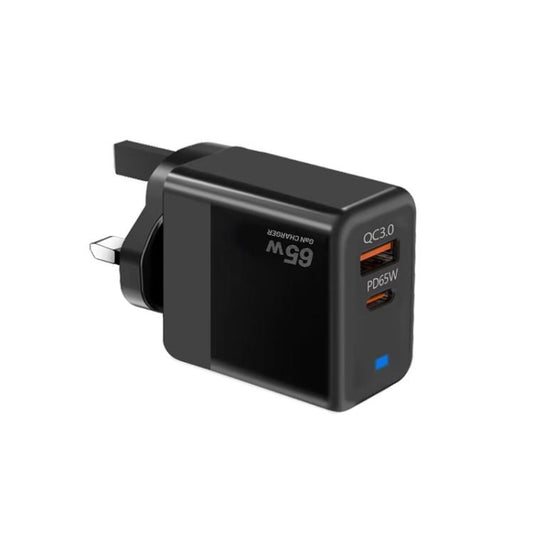 GaN PD 45W + QC3.0 USB Fully Compatible Protocol Charger for MacBook，UK Plug, UK Plug(, UK Plug