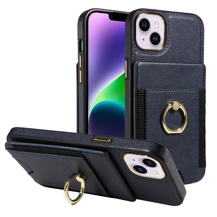 Ring Multifunctional Vertical Flip Wallet Back Cover Leather Phone Case, For iPhone 14 Plus, For iPhone 14, For iPhone 14 Pro, For iPhone 14 Pro Max, For iPhone 13 Pro Max, For iPhone 13 Pro, For iPhone 13, For iPhone 12 / 12 Pro