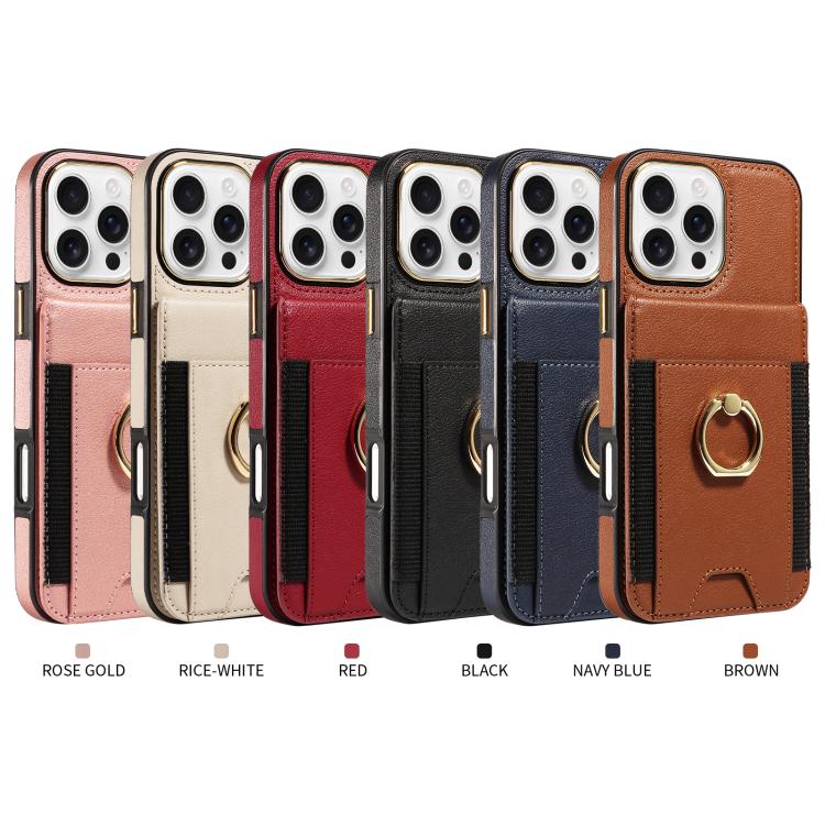 Ring Multifunctional Vertical Flip Wallet Back Cover Leather Phone Case, For iPhone 14 Plus, For iPhone 14, For iPhone 14 Pro, For iPhone 14 Pro Max, For iPhone 13 Pro Max, For iPhone 13 Pro, For iPhone 13, For iPhone 12 / 12 Pro