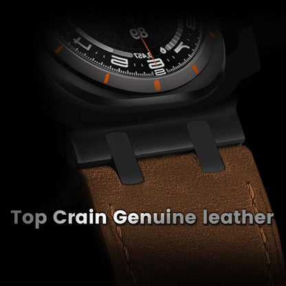 Crazy Horse Leather Watch Band, For Samsung Galaxy Watch Ultra 47mm