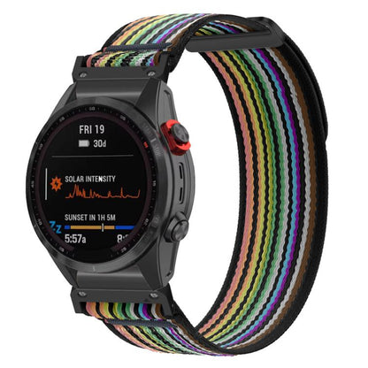 Titanite Quick Release Loop Nylon Watch Band, For Gamin 26mm, For Gamin 22mm