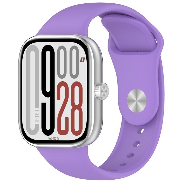 Reverse Buckle Solid Color Silicone Watch Band, For Redmi Watch 5 / Xiaomi Smart Band 9 Pro