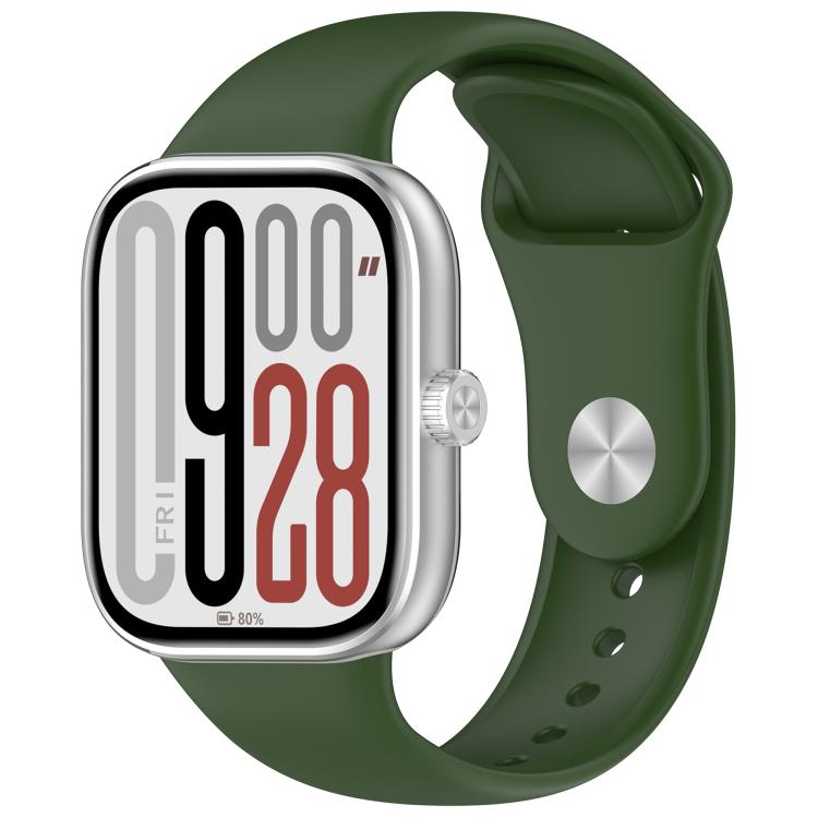 Reverse Buckle Solid Color Silicone Watch Band, For Redmi Watch 5 / Xiaomi Smart Band 9 Pro