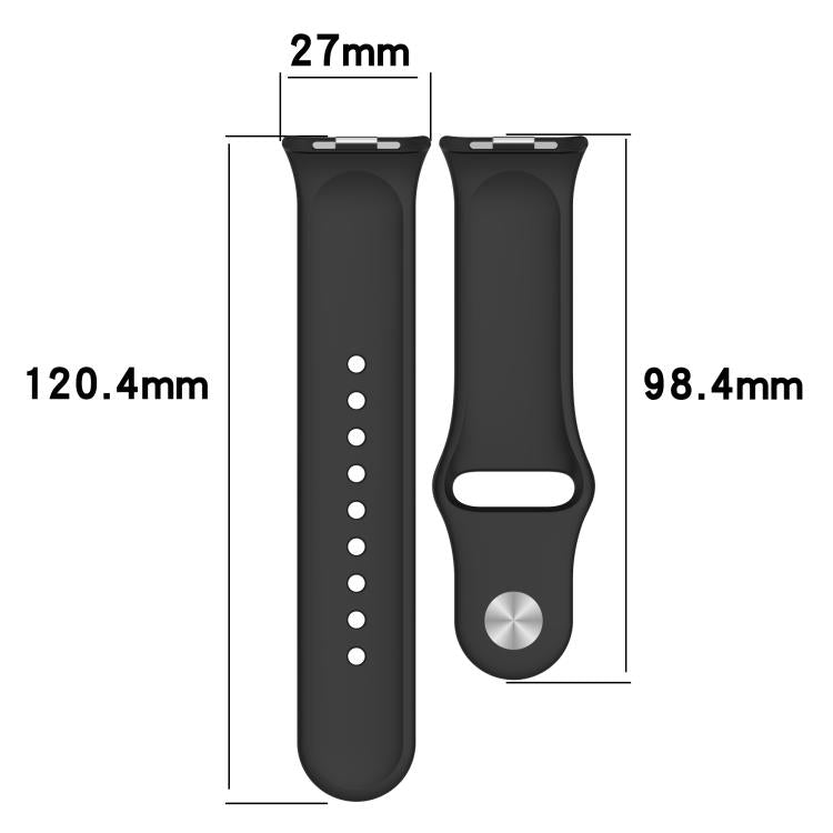 Reverse Buckle Solid Color Silicone Watch Band, For Redmi Watch 5 / Xiaomi Smart Band 9 Pro