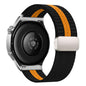 Striped Magnetic Buckle Nylon Watch Band, 22mm