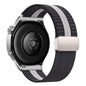 Striped Magnetic Buckle Nylon Watch Band, 22mm