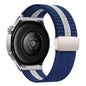 Striped Magnetic Buckle Nylon Watch Band, 22mm