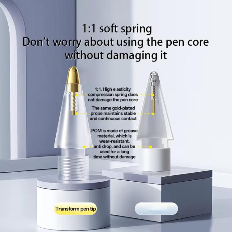 For Apple Pencil Pro / 2 / 1 Replacement Tips Stylus Nib, 2H x 2+2B x 2, 2B x 4, 3.5+Tapered+2.0+Steel Ball, 2.0+3.0+2B+Steel Ball