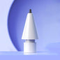 For Apple Pencil 2 / 1 Elastic Tip Soft Probe Silent Replacement Nib, 4B White, 4B Transparent, 2B White, 2B Transparent, HB White, HB Transparent