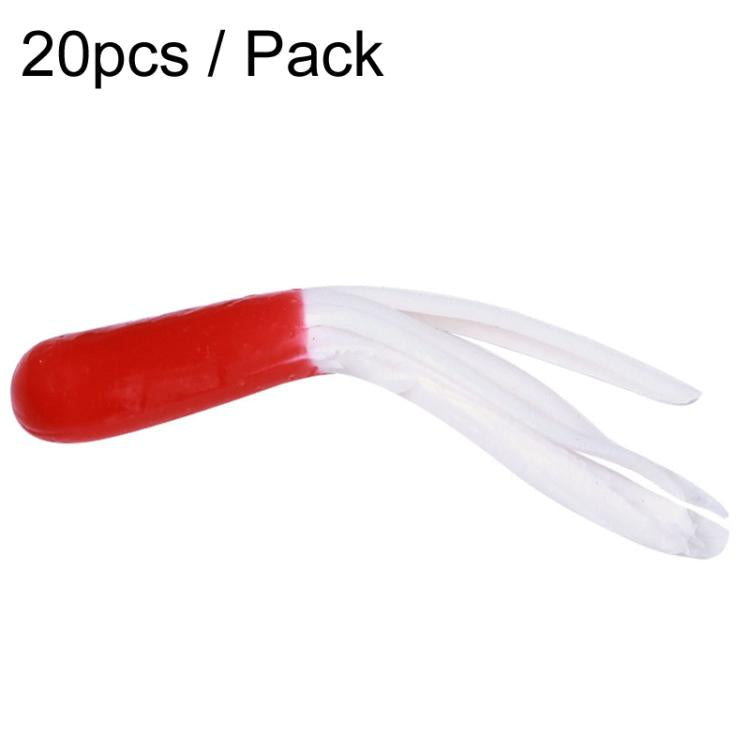 4.8cm 20pcs / Pack HENGJIA SO192 Vegetable-Head Tube Lure Fishing Simulation Soft Fake Bait, 1#, 2#, 3#, 4#, 5#, 6#, 13#, 14#, 15#, 16#